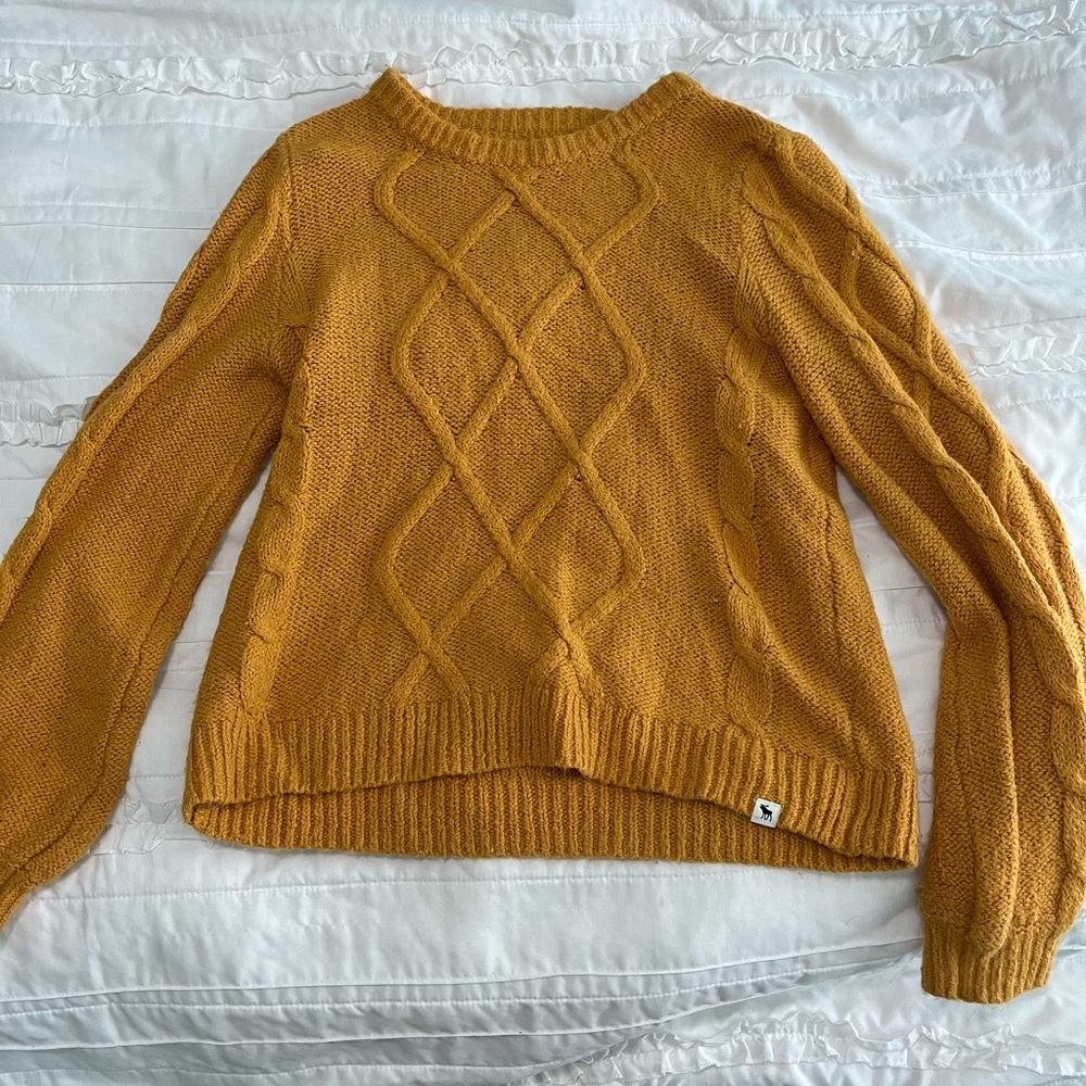 Abercrombie kids mustard sweater